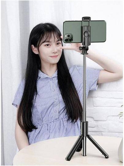 Izoxis 23518 Selfie-Stick Handy-Stative Bluetooth-Schwarz