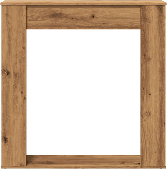 vidaXL Wooden Fireplace Mantel 100x100cm