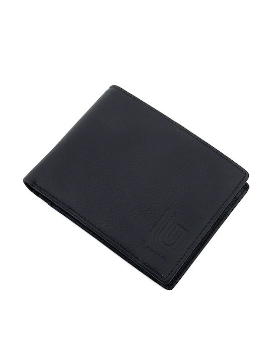 Leather Men's Wallet with RFID Black