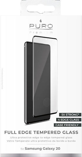 Puro Premium Full Edge Tempered Glass Case Friendly Tempered Glass Screen Protector Samsung Galaxy