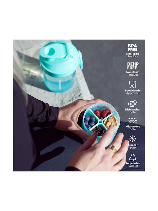 SmartShake Original2go 1113 Shaker Πρωτεΐνης 600ml Πλαστικό Μαύρο