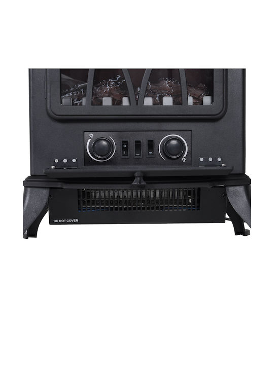 HomCom Под Електрическа печка 1000W 45x54см Черен