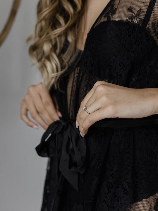Themelidis Jewels Μονόπετρο από Λευκόχρυσο Themelidis Jewels Μονόπετρο από Λευκόχρυσο