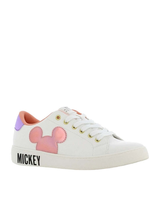 Disney Παιδικά Sneakers Mickey Mouse Λευκά