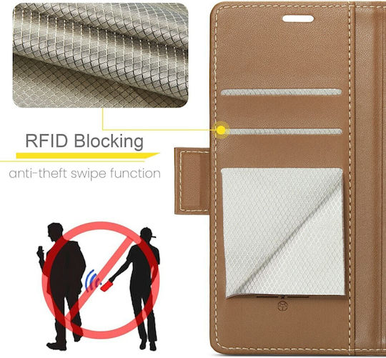 Caseme 023 Luminus Brieftasche Braun (Google Pixel 9 / 9 Pro)