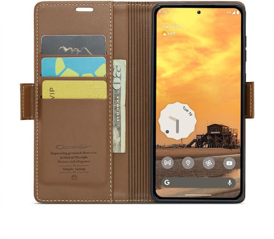 Caseme 023 Luminus Brieftasche Braun (Google Pixel 9 / 9 Pro)
