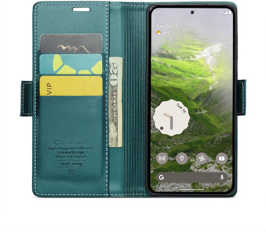 Caseme 023 Luminus Brieftasche Grün (Google Pixel 9 / 9 Pro)