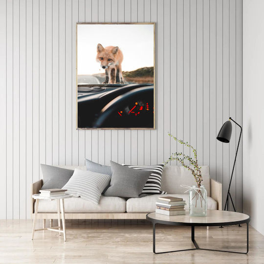 Pictură Vulpe Pe Bordul Mașinii Vulpe Pe Bordul Mașinii 100x150