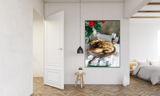 Πίνακας Roasted Chicken Decorative Eggs Flowers Κοτόπουλο Ψητό Διακοσμητικά Αυγά Λουλούδια 80x120 Πίνακας Roasted Chicken Decorative Eggs Flowers Κοτόπουλο Ψητό Διακοσμητικά Αυγά Λουλούδια 80x120