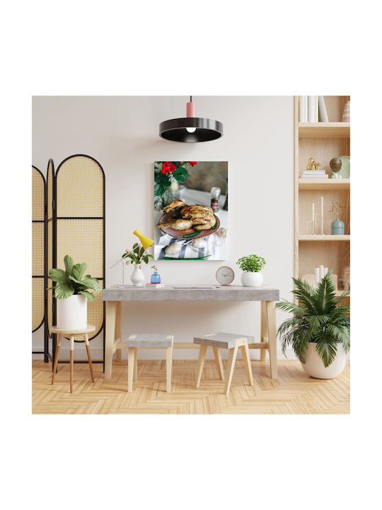 Painting Roasted Chicken Decorative Eggs Flowers 80x120