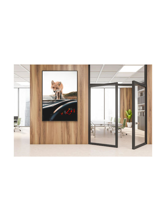 Gemälde Fuchs auf Armaturenbrett 115x170