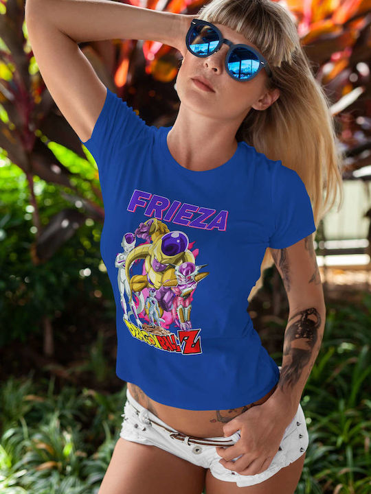 T-shirt Dragon Ball Blue Cotton