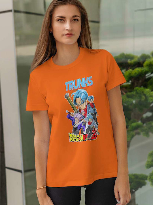 From T-shirt Dragon Ball Orange Baumwolle