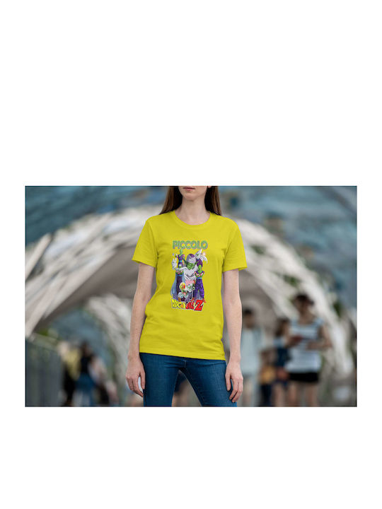 T-shirt Dragon Ball Yellow Cotton