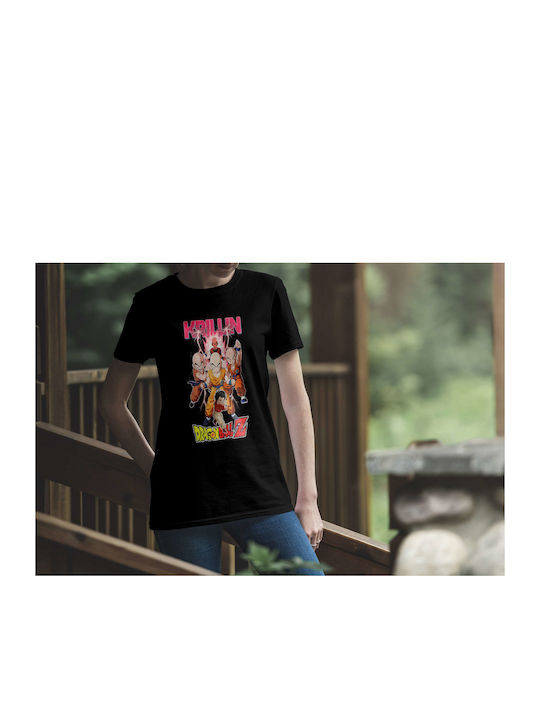 T-shirt Dragon Ball Schwarz Baumwolle