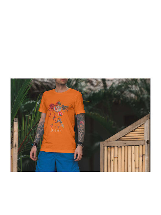 T-shirt Death Note Orange Baumwolle