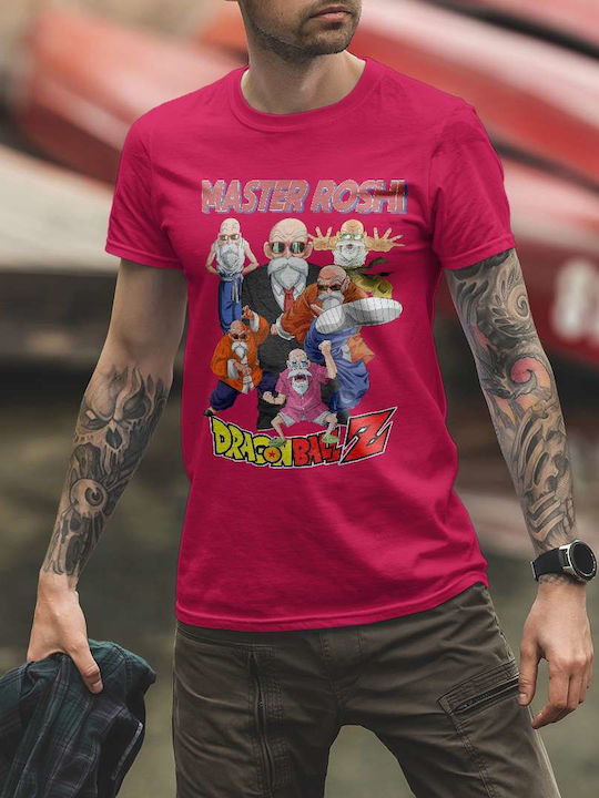 Master T-shirt Dragon Ball Fuchsia Cotton