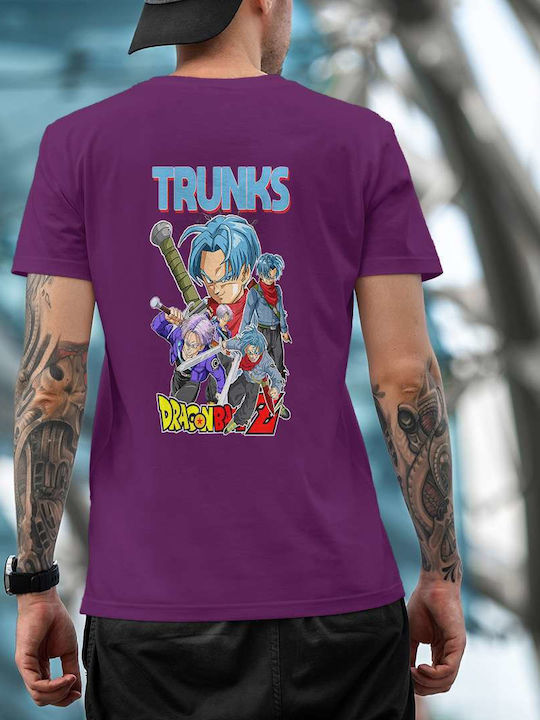 From Tricou Dragon Ball Violet Bumbac