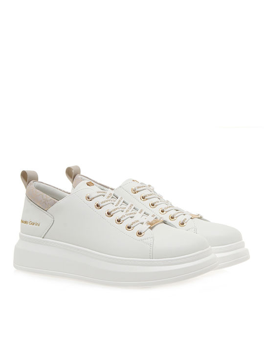 Seven Γυναικεία Sneakers White / Beige