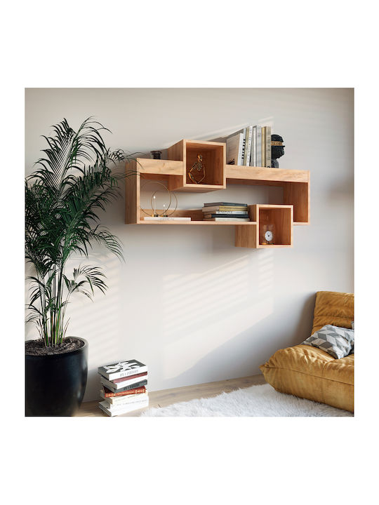 Shelf Wall Shellie Oak 120x28x65cm