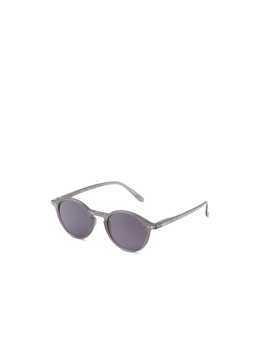 Izipizi #d Sunglasses with Electronic Grey Plastic Frame and Gray Lens