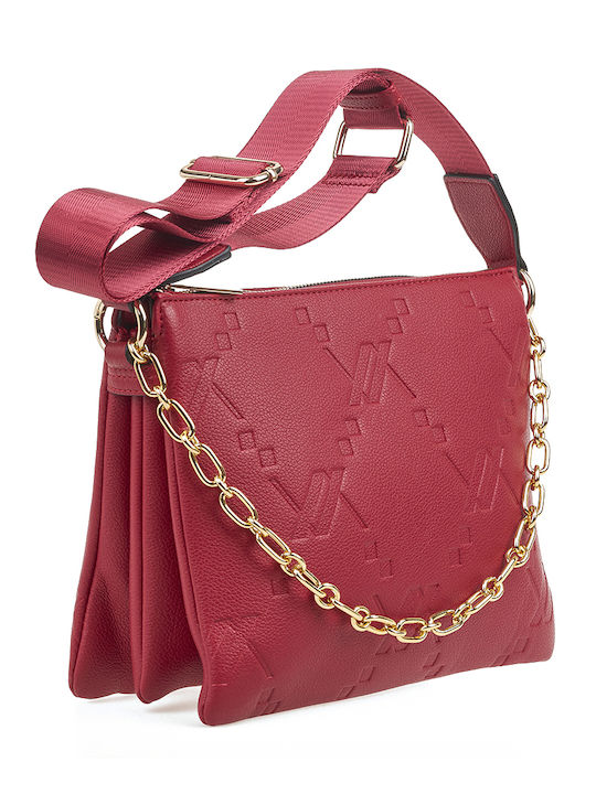 Verde Damen Tasche Crossbody Rot