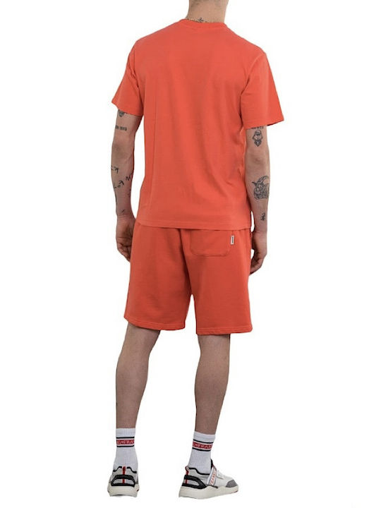 Franklin & Marshall Men's Short Sleeve T-shirt Coral