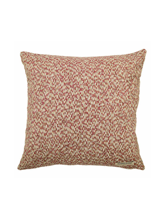 Aslanis Home Decorative Pillow Case Sαοs Red 45x45cm.