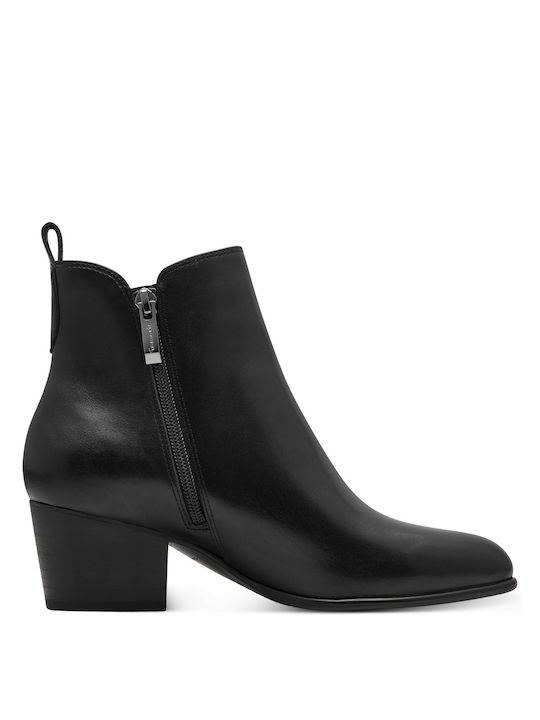 Tamaris Leather Women's Ankle Boots Black