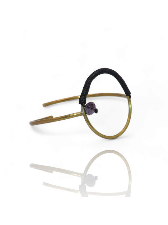 Olbia Handmade Open Circle Gold Bracelet