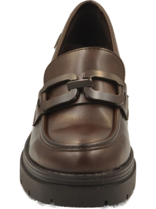 Pantofi cu toc Maro