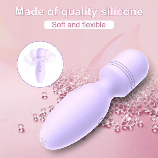 Mini Sized White Vibrator 10 Vibration Modes