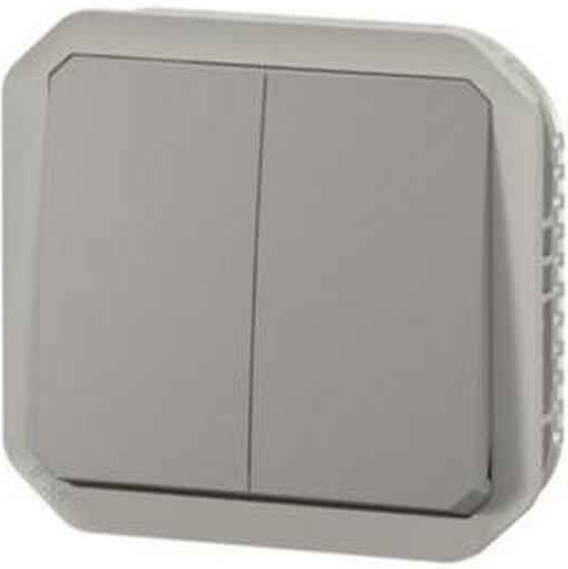 Legrand Plexo N Waterproof Wall Switch Lighting Two-Way with Frame Gray