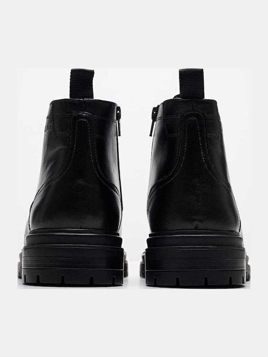 Leather Black Boots