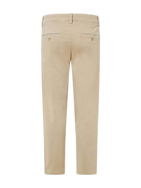 Gymdigo Trousers Chino in Slim Fit Beige