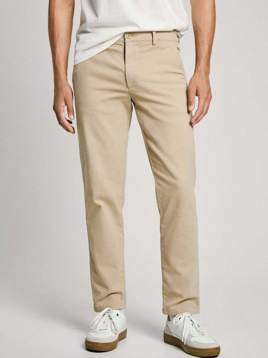 Gymdigo Trousers Chino in Slim Fit Beige
