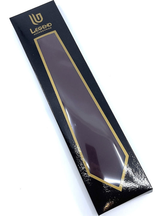 Legend Accessories Σετ Ανδρικής Γραβάτας Μονόχρωμη σε Κόκκινο Χρώμα
