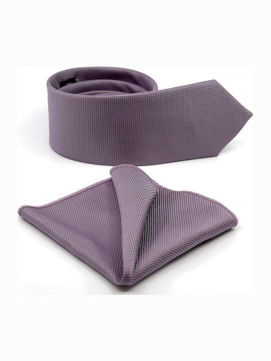 Legend Accessories Set de Cravată pentru Bărbați Monocromie în Culorea Violet