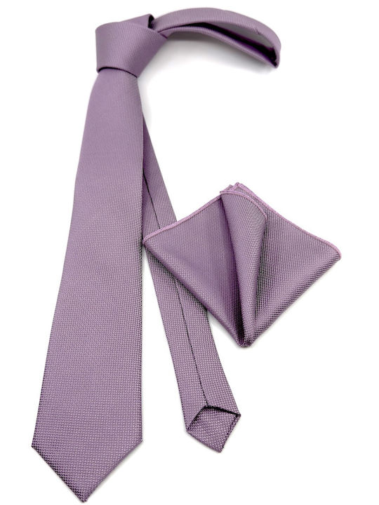 Legend Accessories Set de Cravată pentru Bărbați Monocromie în Culorea Violet