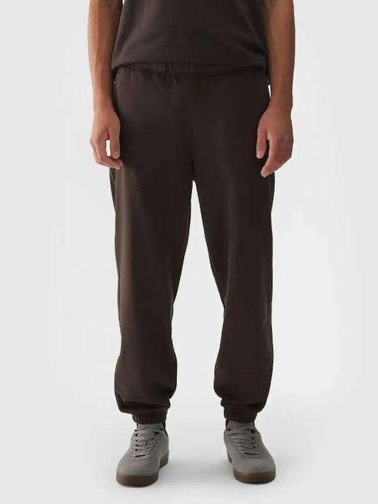 4F Men's Sweatpants Brown