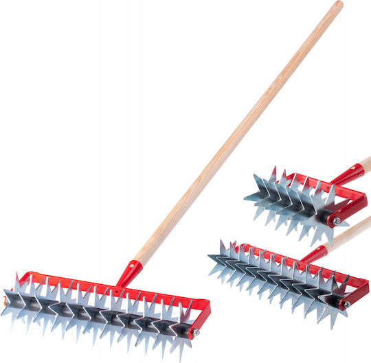 Kadax Hand Cultivator Soil Loosener Garden Aerator 145cm Rotating