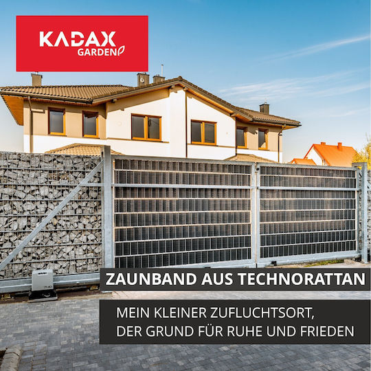 Kadax Anthracite Fencing Tape Fencing Panels 19cm 2.55m Fence Cover