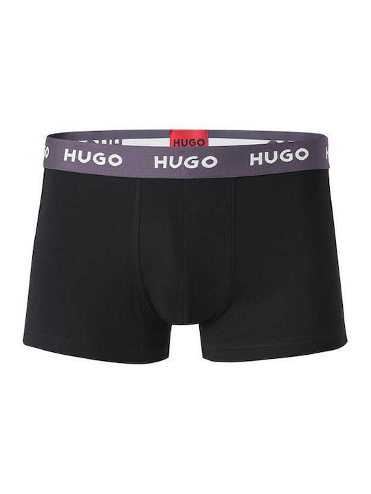 Hugo Boss Ανδρικά Μποξεράκια Μαύρο 3Pack