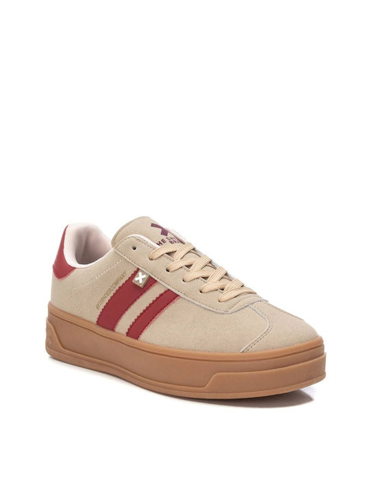 Xti Damen Sneakers Beige