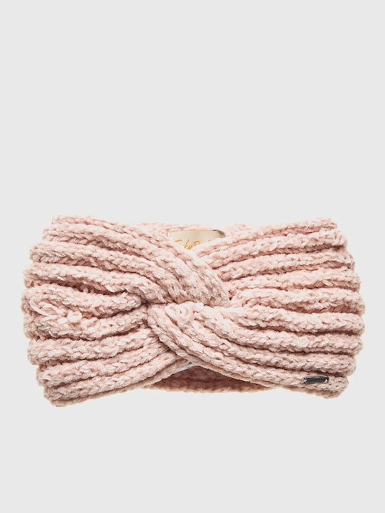 Headband Knitted in Pink color