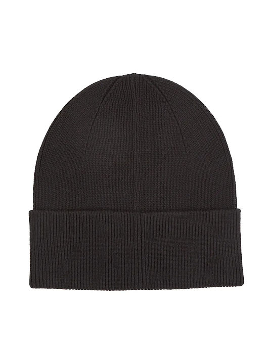 Tommy Hilfiger Beanie Unisex Beanie Knitted in Black color