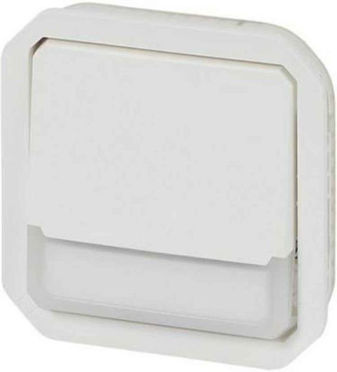 Legrand Plexo N Wall Push Bell Button White 069634L