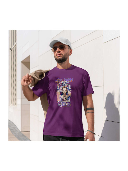 From Tricou One Piece Violet Bumbac