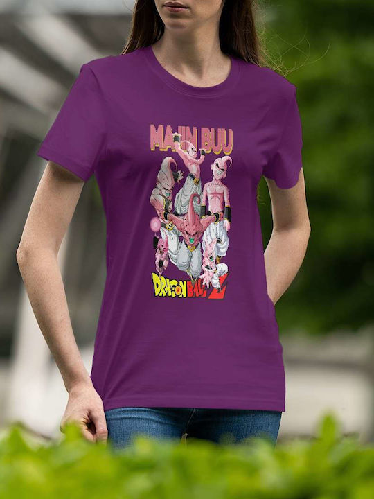 From T-shirt Dragon Ball Lila Baumwolle