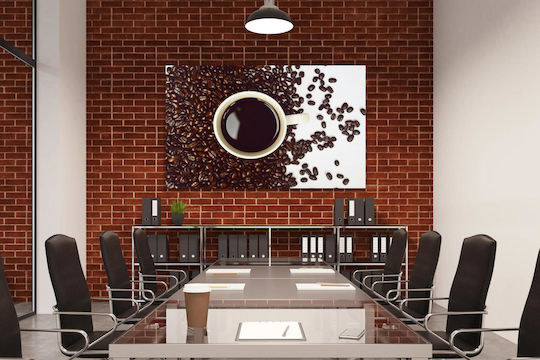 Painting Cup Coffee Coffee Beans 120x80